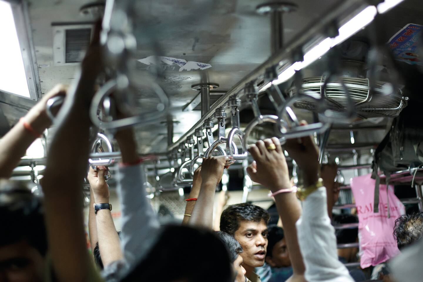 Sustainable urbanization - Myth or reality?, People in train